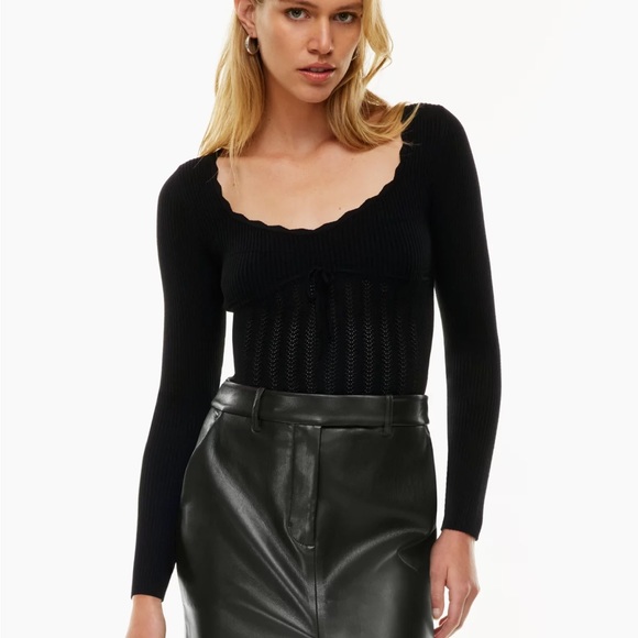 Aritzia Tops - Aritzia Wilfred Soloist Sweater - Black